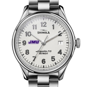James Madison University Shinola Watch, The Vinton 38 mm Alabaster Dial at M.LaHart &amp; Co. Shot #1