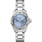 James Madison Women's TAG Heuer Steel Aquaracer with Blue Sunray Dial Shot #2
