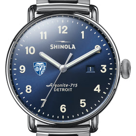 Johns Hopkins Shinola Watch, The Canfield 43mm Blue Dial Shot #1