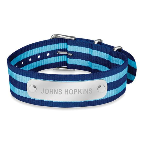 Johns Hopkins University RAF Nylon ID Bracelet Shot #1