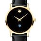 Johns Hopkins Women's Movado Gold Museum Classic Leather Shot #1