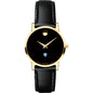 Johns Hopkins Women's Movado Gold Museum Classic Leather Shot #2