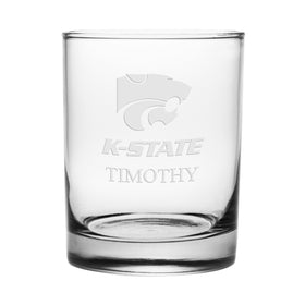 Kansas State Tumbler Glasses - Set of 2 Made in USA Shot #1