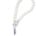Kappa Kappa Gamma Pearl Bracelet with Greek Letter Charm