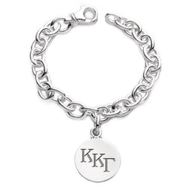 Kappa Kappa Gamma Sterling Silver Charm Bracelet Shot #1