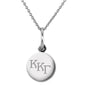 Kappa Kappa Gamma Sterling Silver Necklace with Silver Charm Shot #2