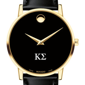 Kappa Sigma Men&#39;s Movado Gold Museum Classic Leather Shot #1