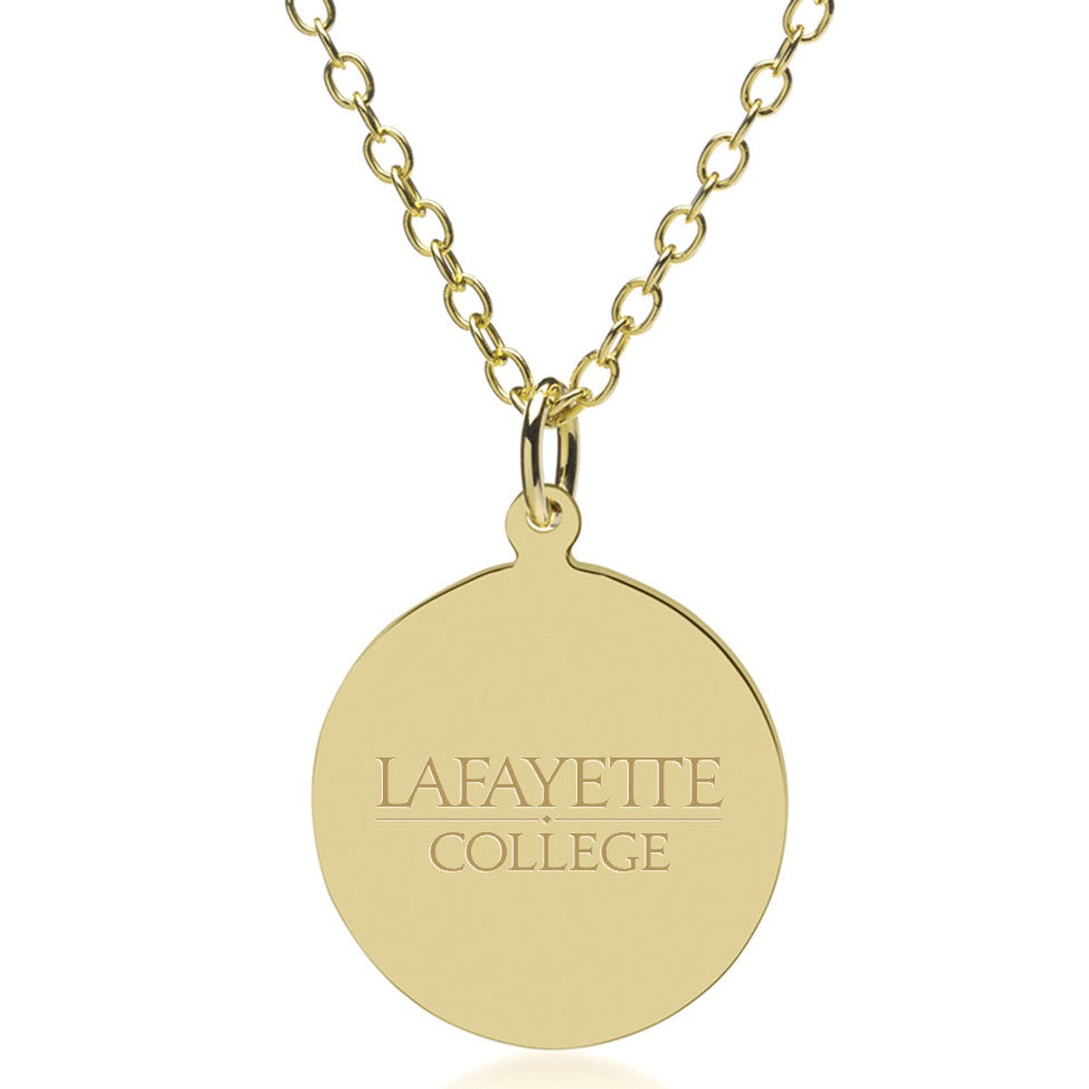 Lafayette 18K Gold Pendant & Chain | M.LaHart & Co