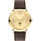 Lehigh University Men's Movado BOLD Gold with Chocolate Leather Strap Shot #2