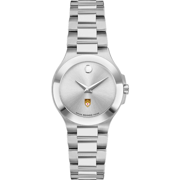 Lehigh Women&#39;s Movado Collection Stainless Steel Watch with Silver Dial Shot #2