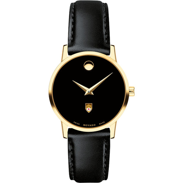 Lehigh Women&#39;s Movado Gold Museum Classic Leather Shot #2