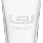 Louisiana State University 16 oz Pint Glass- Set of 2 Shot #3