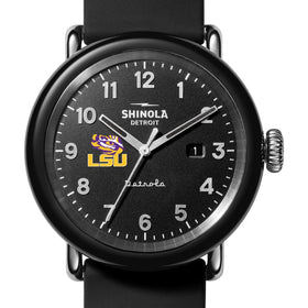 Louisiana State University Shinola Watch, The Detrola 43mm Black Dial at M.LaHart &amp; Co. Shot #1