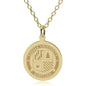Loyola 14K Gold Pendant & Chain Shot #1
