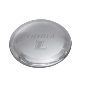 Loyola Glass Dome Paperweight by Simon Pearce Shot #1