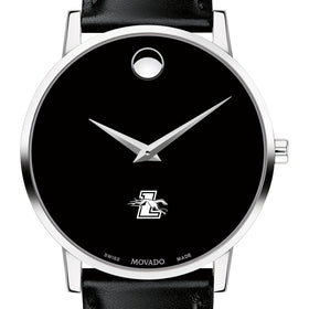 Loyola Men&#39;s Movado Museum with Leather Strap Shot #1