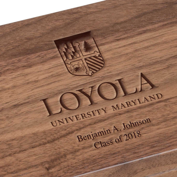 Loyola Solid Walnut Desk Box Shot #3
