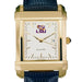 LSU Men's Gold Quad with Leather Strap