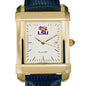 LSU Men's Gold Quad with Leather Strap Shot #1