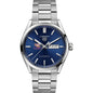 LSU Men's TAG Heuer Carrera with Blue Dial & Day-Date Window Shot #2