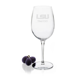 LSU Red Wine Glasses - Set of 4 Shot #1