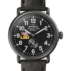 LSU Shinola Watch, The Runwell 41mm Black Dial Shot #1