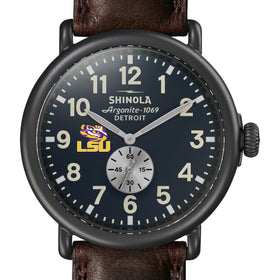 LSU Shinola Watch, The Runwell 47mm Midnight Blue Dial Shot #1