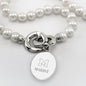 Marist Pearl Necklace with Sterling Silver Charm Shot #2
