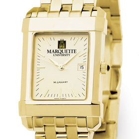 Marquette Men&#39;s Gold Quad with Bracelet Shot #1
