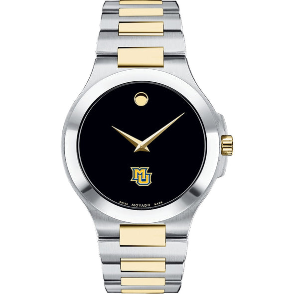 Marquette Men&#39;s Movado Collection Two-Tone Watch with Black Dial Shot #2