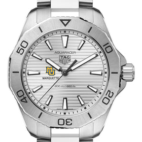 Marquette Men&#39;s TAG Heuer Steel Aquaracer with Silver Dial Shot #1