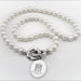 Marquette Pearl Necklace with Sterling Silver Charm