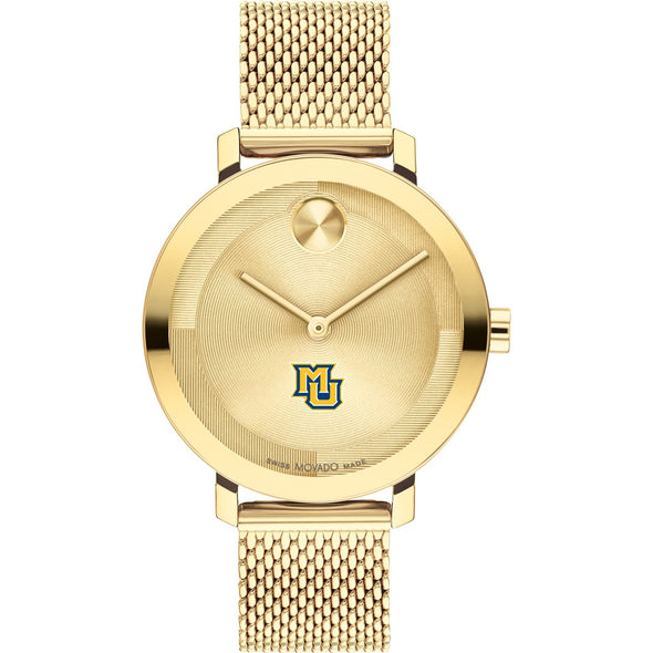 Marquette Women&#39;s Movado Bold Gold with Mesh Bracelet Shot #2