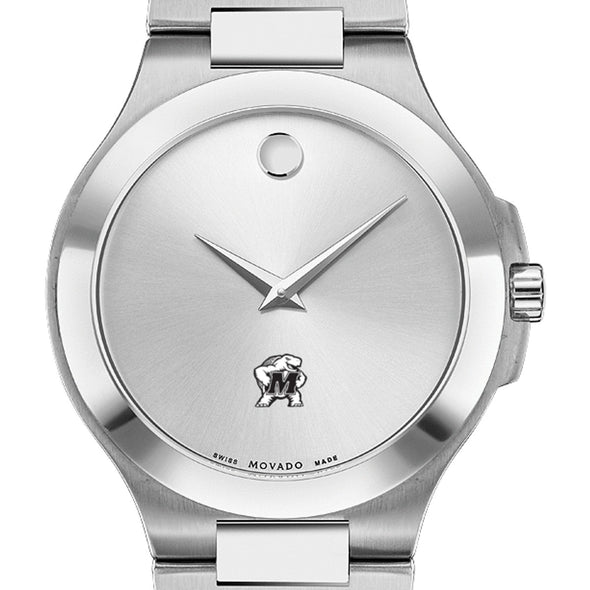 Maryland Men&#39;s Movado Collection Stainless Steel Watch with Silver Dial Shot #1