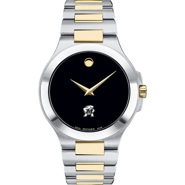 Maryland Men&#39;s Movado Collection Two-Tone Watch with Black Dial Shot #2