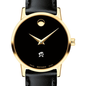 Maryland Women&#39;s Movado Gold Museum Classic Leather Shot #1