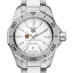 Maryland Women&#39;s TAG Heuer Steel Aquaracer with Silver Dial Shot #1