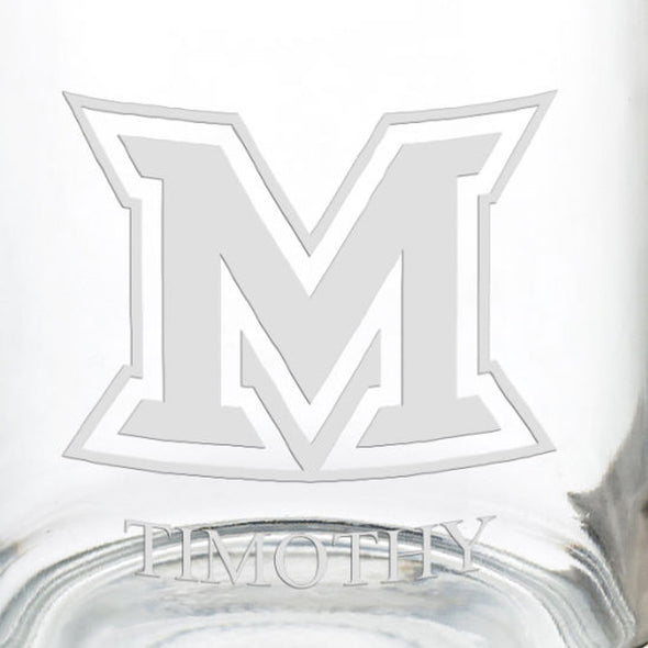Miami University 13 oz Glass Coffee Mug Shot #3