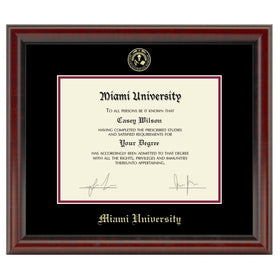 Miami University Diploma Frame, the Fidelitas Shot #1