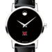 Miami University Women's Movado Museum with Leather Strap