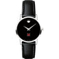 Miami University Women's Movado Museum with Leather Strap Shot #2