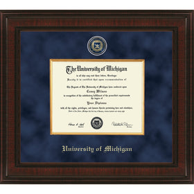 Michigan Excelsior Bachelor/Masters Diploma Frame Shot #1