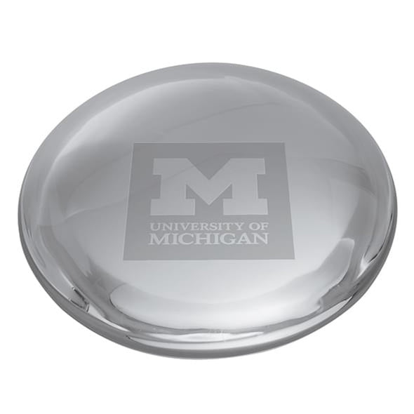 Michigan Glass Dome Paperweight by Simon Pearce Shot #2