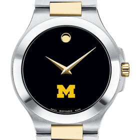 Michigan Men&#39;s Movado Collection Two-Tone Watch with Black Dial Shot #1