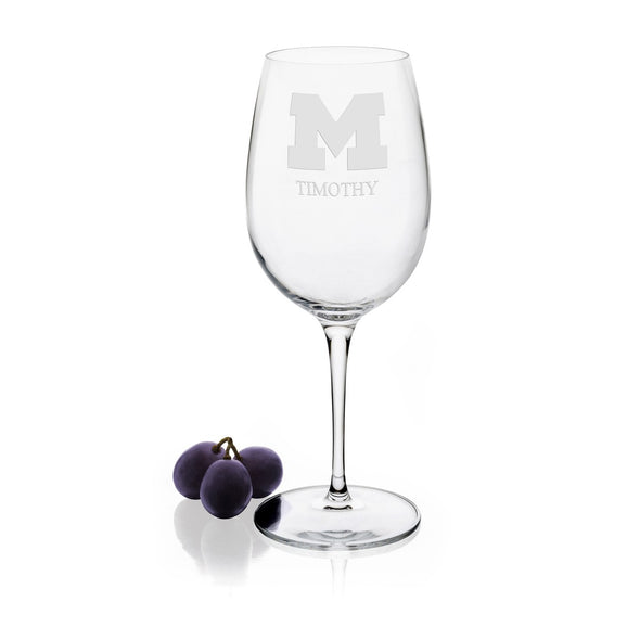 Michigan Red Wine Glasses - Set of 4 Shot #1