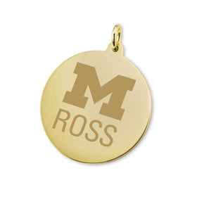 Michigan Ross 14K Gold Charm Shot #1