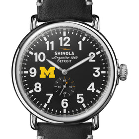 Michigan Shinola Watch, The Runwell 47mm Black Dial Shot #1