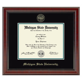 Michigan State Diploma Frame, the Fidelitas Shot #1