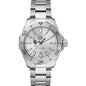 Michigan State Men's TAG Heuer Steel Aquaracer with Silver Dial Shot #2
