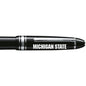 Michigan State Montblanc Meisterstück LeGrand Rollerball Pen in Platinum Shot #2